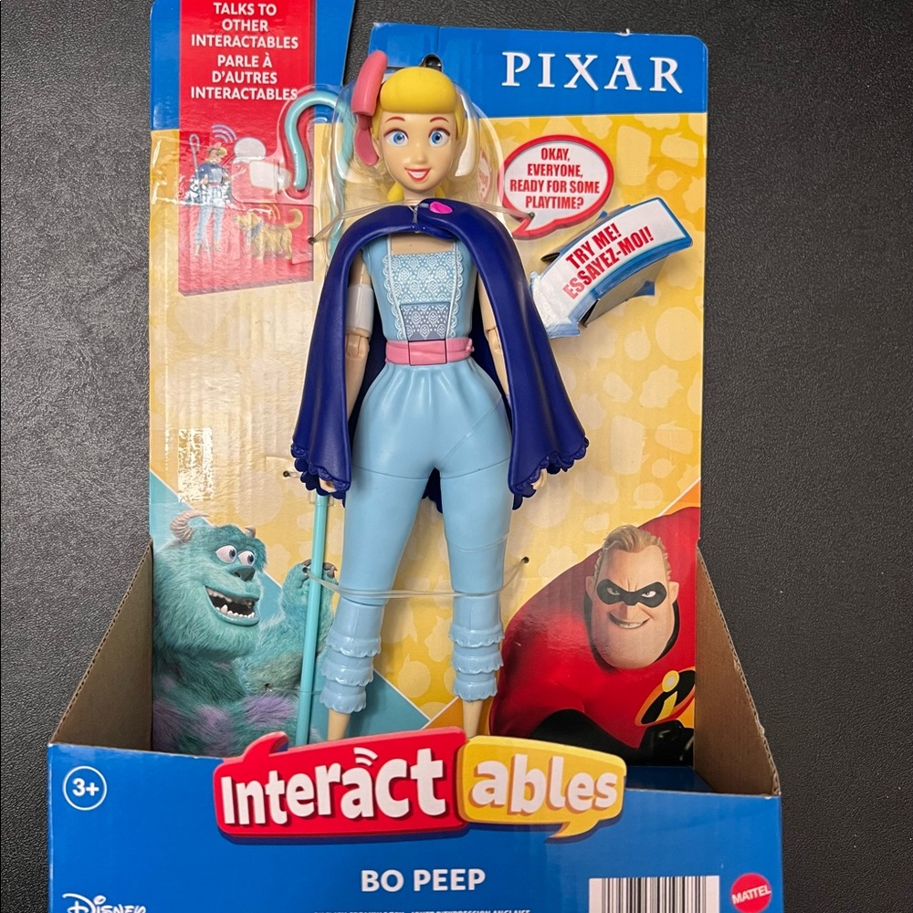 RARE Disney Pixar Intractables BO PEEP Talking Figure Toy. (Toy Story)
